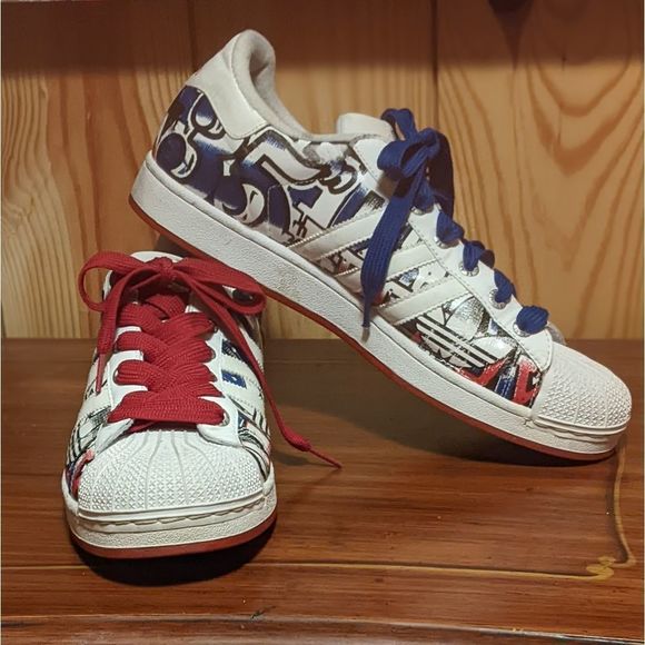 34TH anniversary adidas graphic tennis shoes - Picture 2 of 10